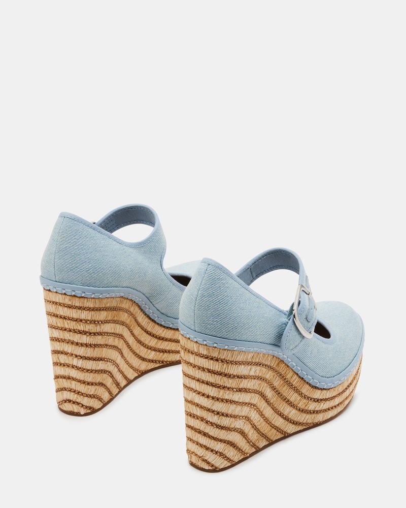 STEVEMADDEN SHOES LILITH DENIM FABRIC 03