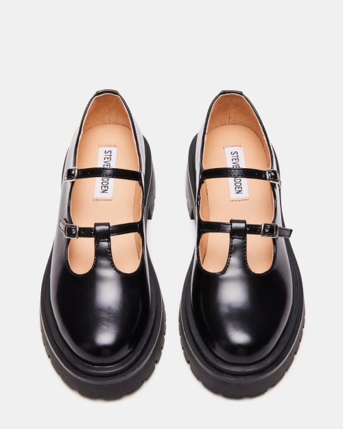 STEVEMADDEN SHOES LOTTI BLACK LEATHER 03