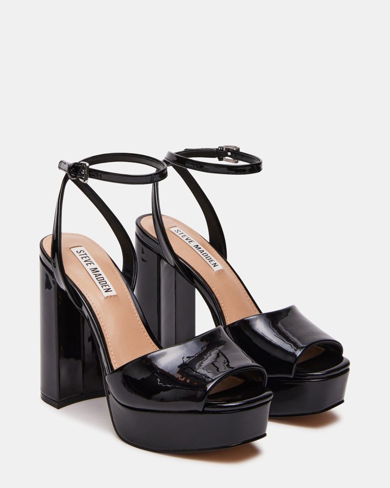 STEVEMADDEN SHOES LOURDES BLACK PATENT 01