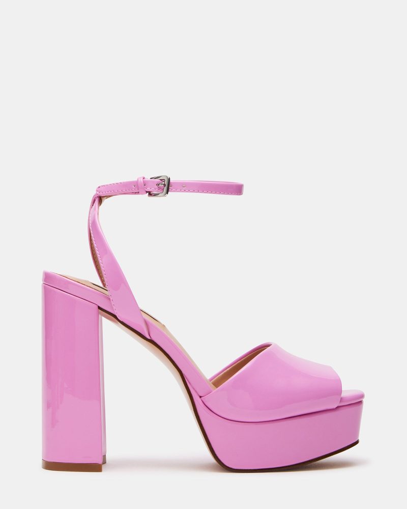 STEVEMADDEN SHOES LOURDES PINK PATENT