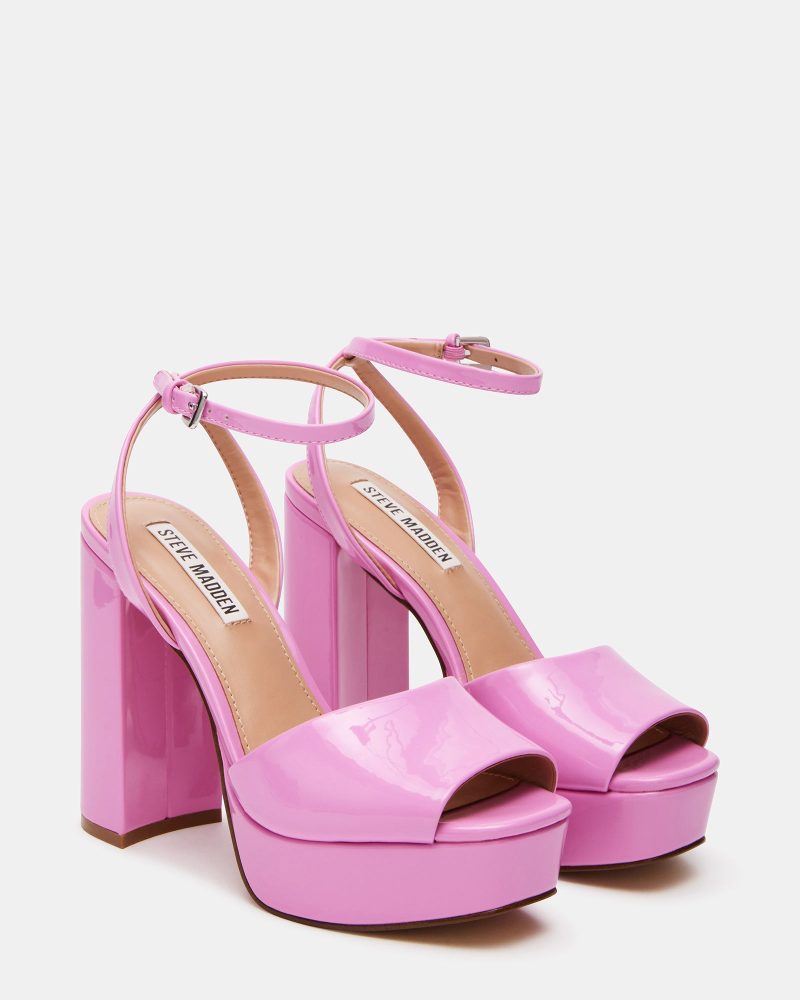 STEVEMADDEN SHOES LOURDES PINK PATENT 01