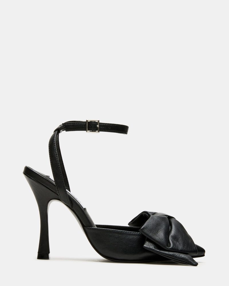 STEVEMADDEN SHOES LOVELLA BLACK LEATHER