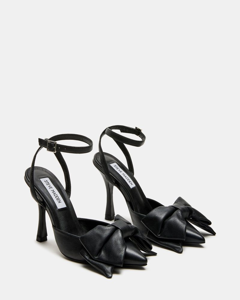 STEVEMADDEN SHOES LOVELLA BLACK LEATHER 01