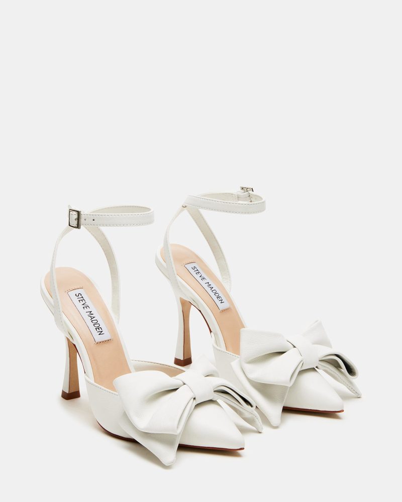 STEVEMADDEN SHOES LOVELLA WHITE LEATHER 01