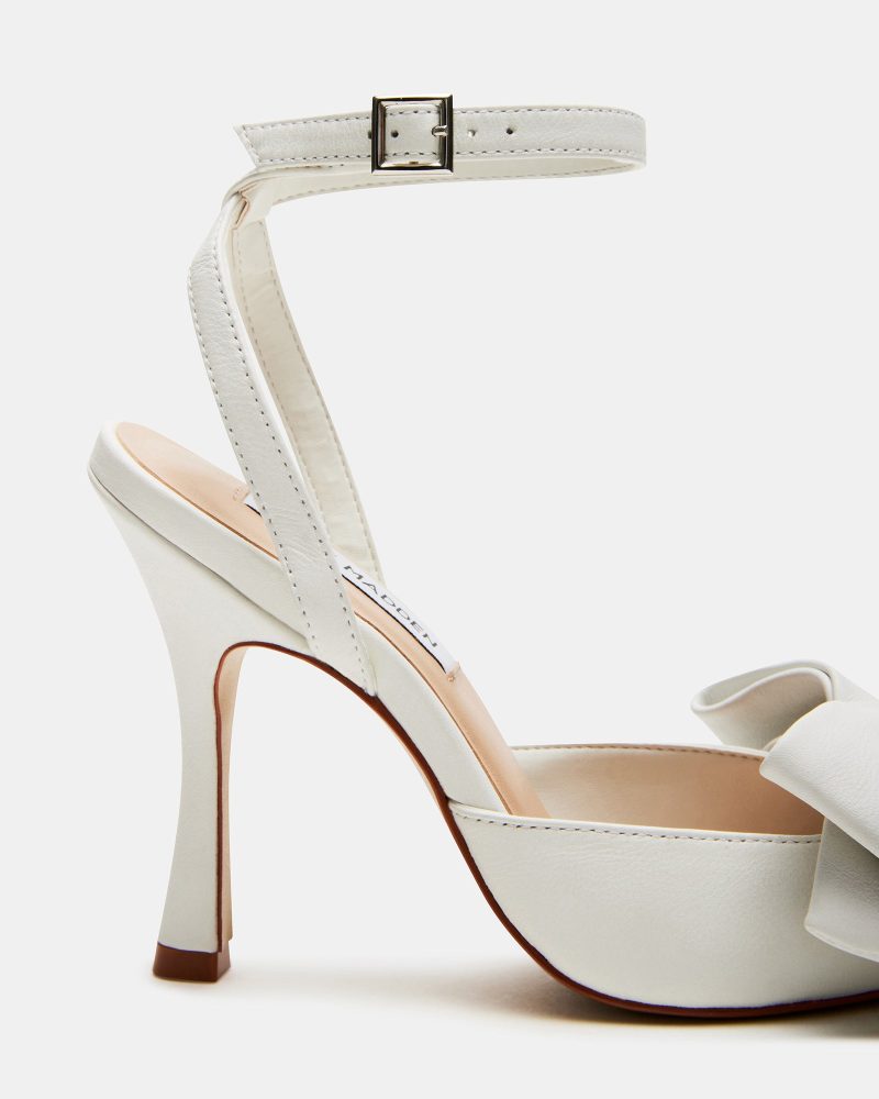 STEVEMADDEN SHOES LOVELLA WHITE LEATHER 03