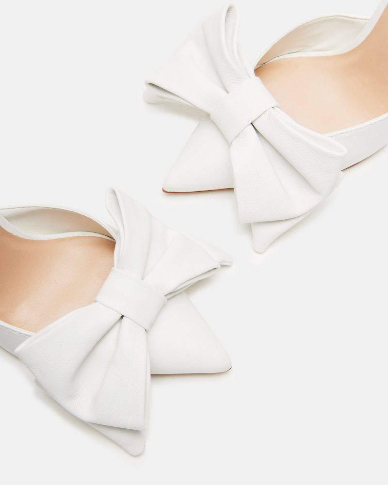 STEVEMADDEN SHOES LOVELLA WHITE LEATHER 04