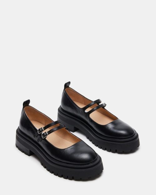 STEVEMADDEN SHOES LUCINE BLACK LEATHER 02