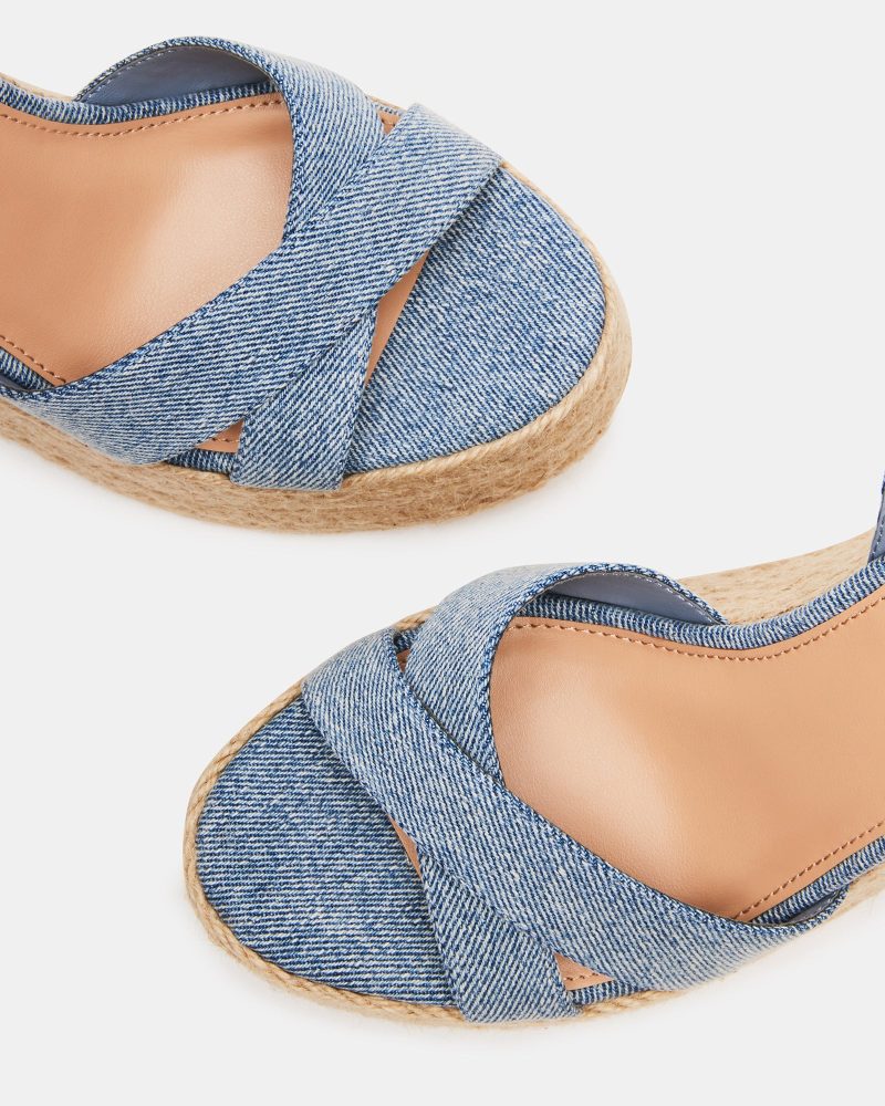 STEVEMADDEN SHOES LULAH DENIM FABRIC 04