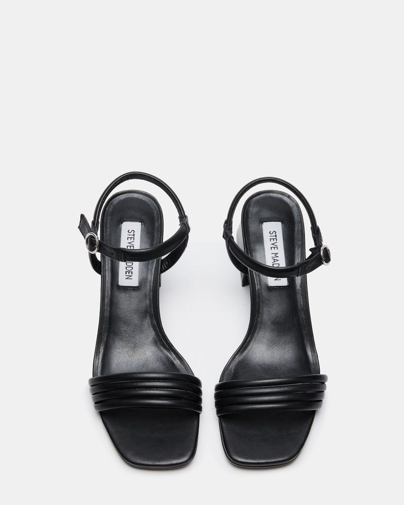 STEVEMADDEN SHOES LUSTER BLACK LEATHER 04