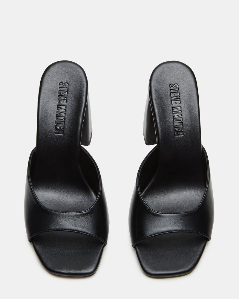 STEVEMADDEN SHOES MANIA BLACK LEATHER 04