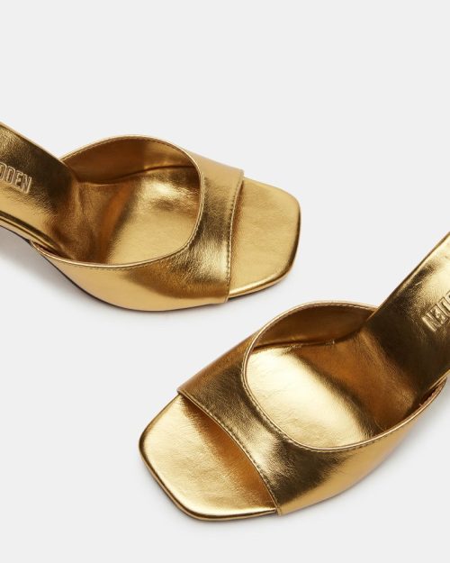 STEVEMADDEN SHOES MANIA GOLD LEATHER 05