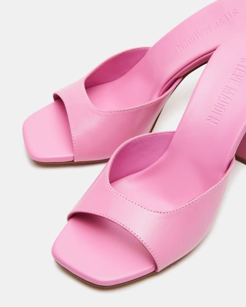 STEVEMADDEN SHOES MANIA PINK LEATHER 05