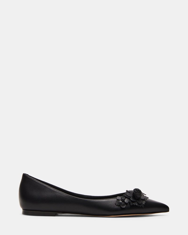 STEVEMADDEN SHOES MARIA BLACK LEATHER