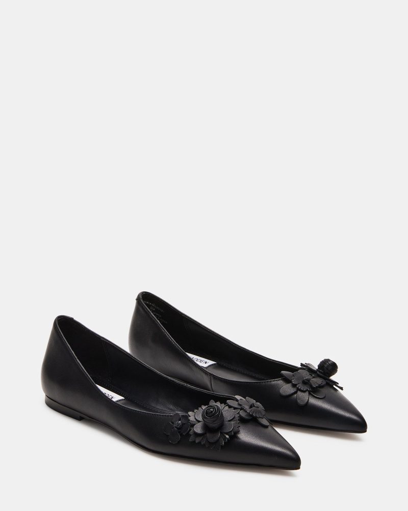 STEVEMADDEN SHOES MARIA BLACK LEATHER 01