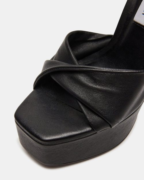 STEVEMADDEN SHOES MARICELLA BLACK LEATHER 05