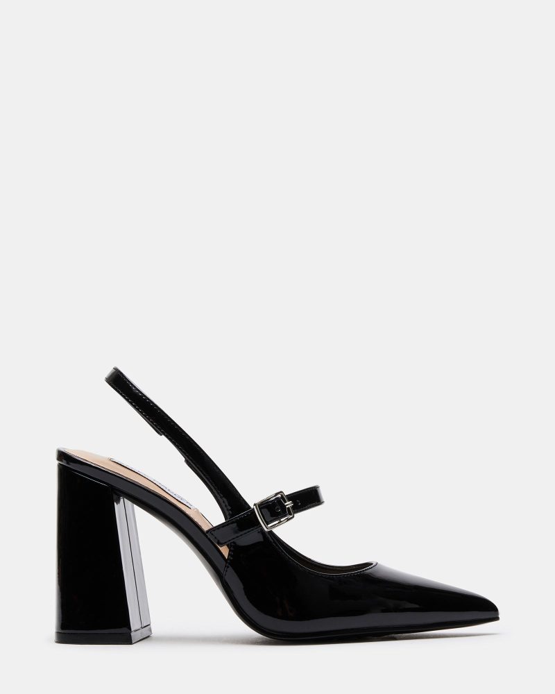 STEVEMADDEN SHOES MEAGAN BLACK PATENT 01