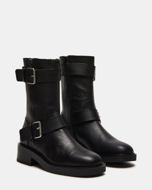 STEVEMADDEN SHOES NOLAN BLACK LEATHER 01