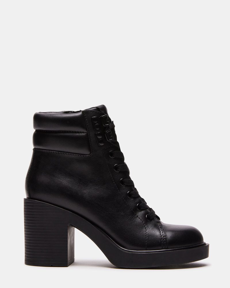 STEVEMADDEN SHOES ORION BLACK LEATHER