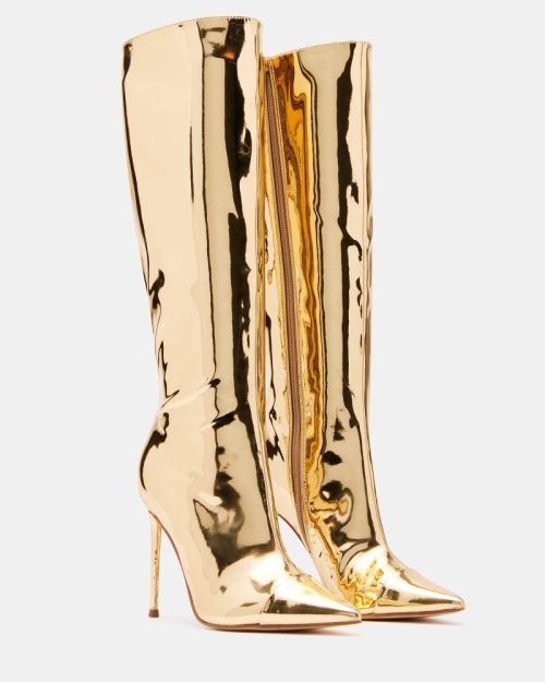 STEVEMADDEN SHOES PANTHER GOLD