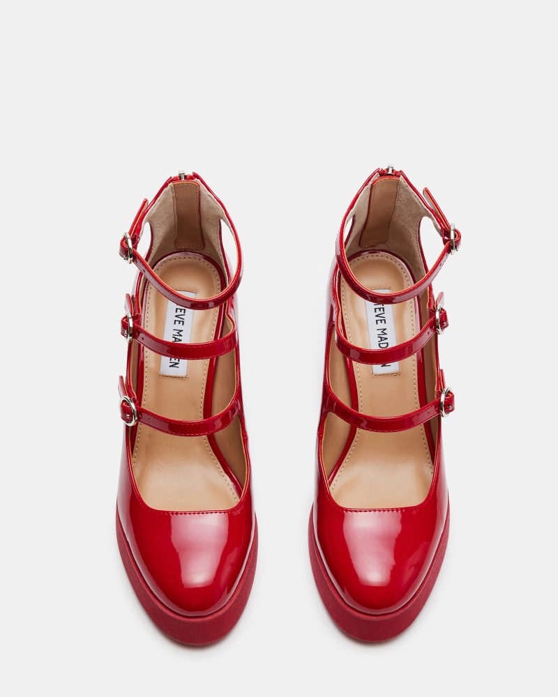 STEVEMADDEN SHOES QUAD RED PATENT 04