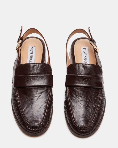 STEVEMADDEN SHOES REEVES BROWN LEATHER 04