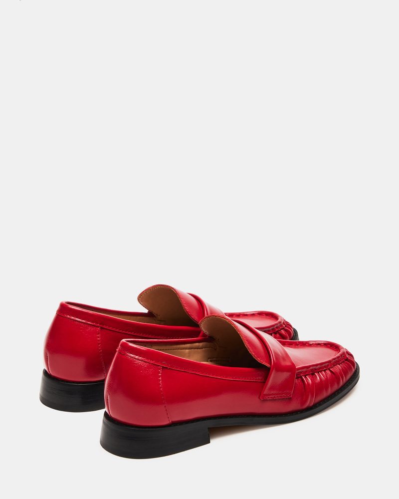 STEVEMADDEN SHOES RIDLEY RED LEATHER 02