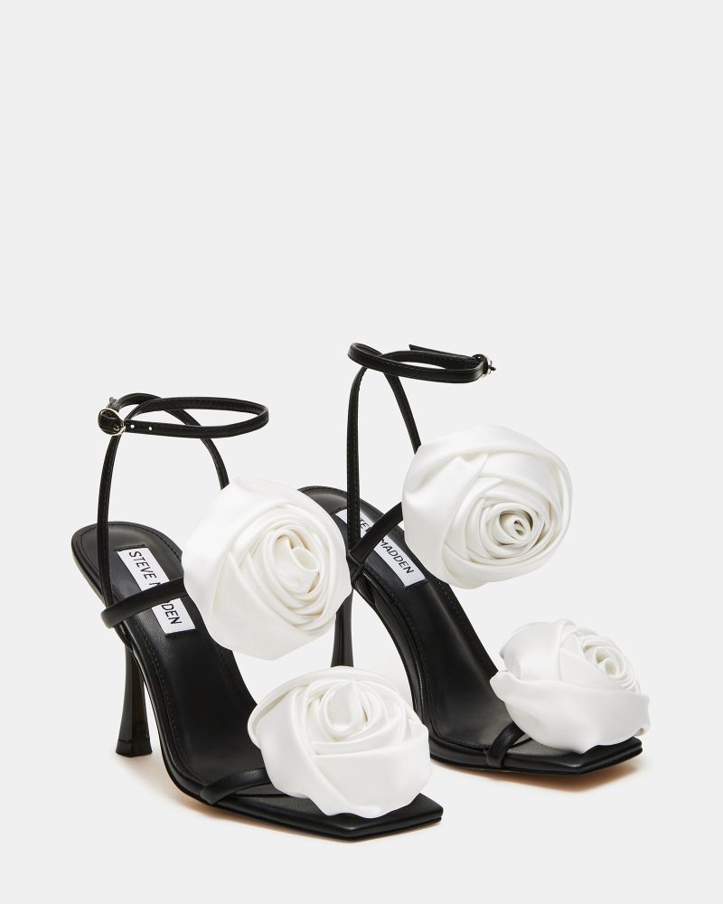 STEVEMADDEN SHOES ROSABEL BLACK WHITE 01