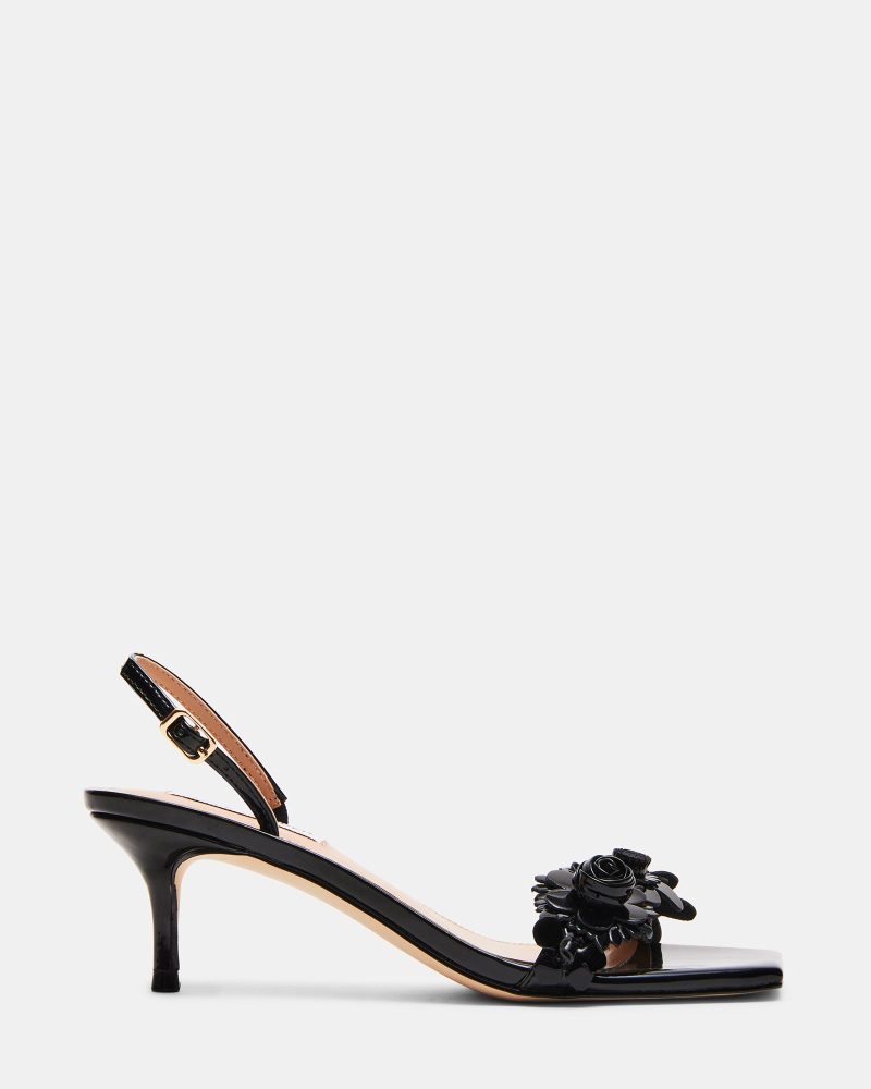 STEVEMADDEN SHOES ROSALEA BLACK PATENT