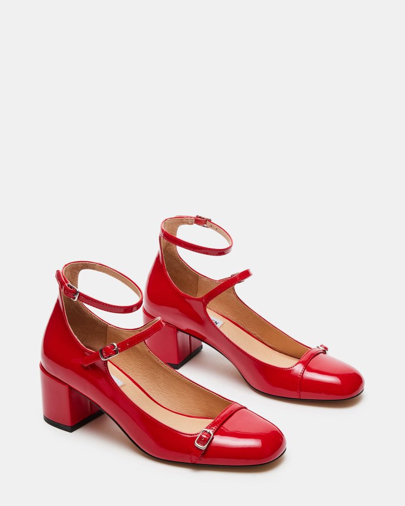 STEVEMADDEN SHOES SABRINA RED PATENT 02