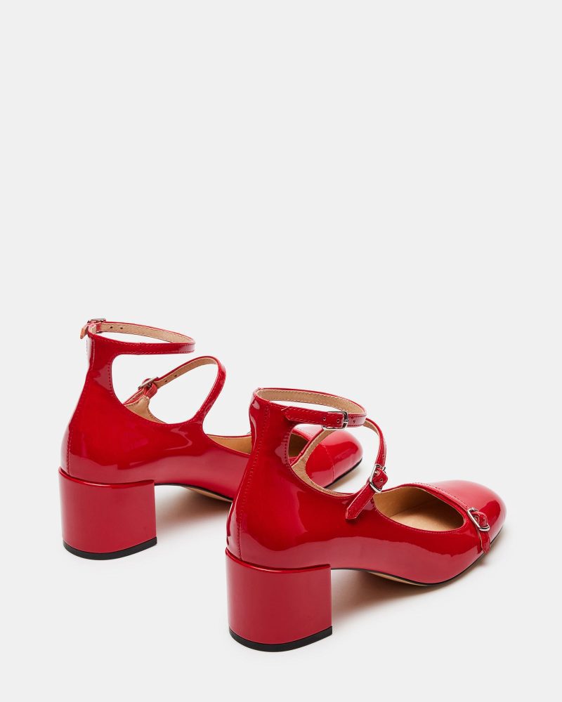 STEVEMADDEN SHOES SABRINA RED PATENT 03