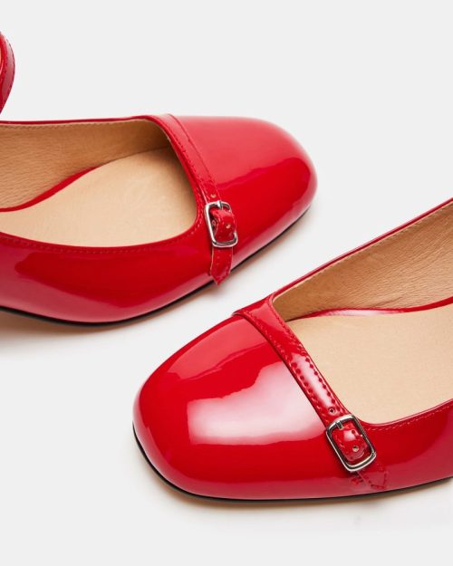 STEVEMADDEN SHOES SABRINA RED PATENT 05