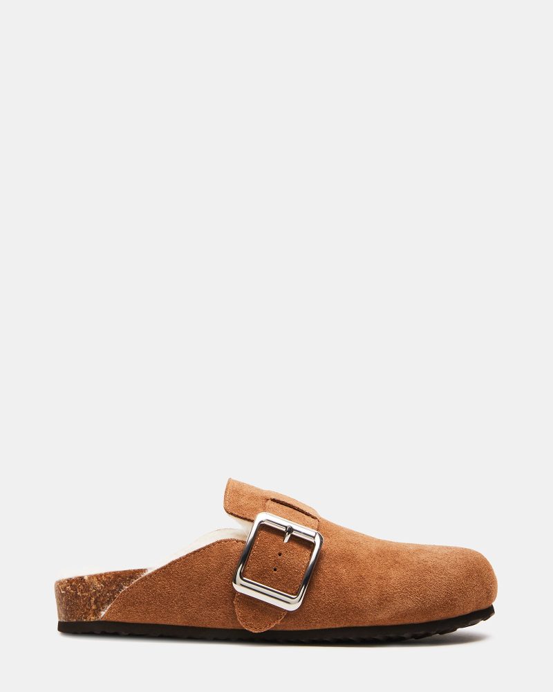 STEVEMADDEN SHOES SAM F TAN SUEDE