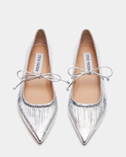 STEVEMADDEN SHOES SARELLA SILVER LEATHER 04