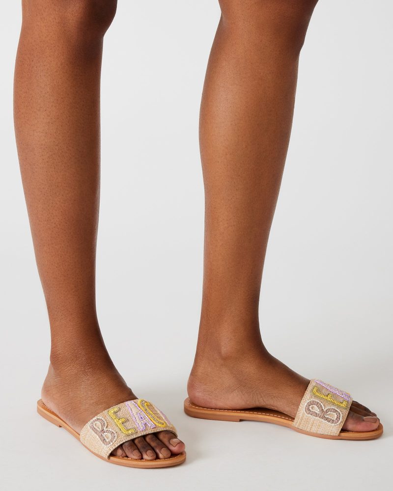 STEVEMADDEN SHOES SEASIDE RAFFIA LEGS DOWN 1350