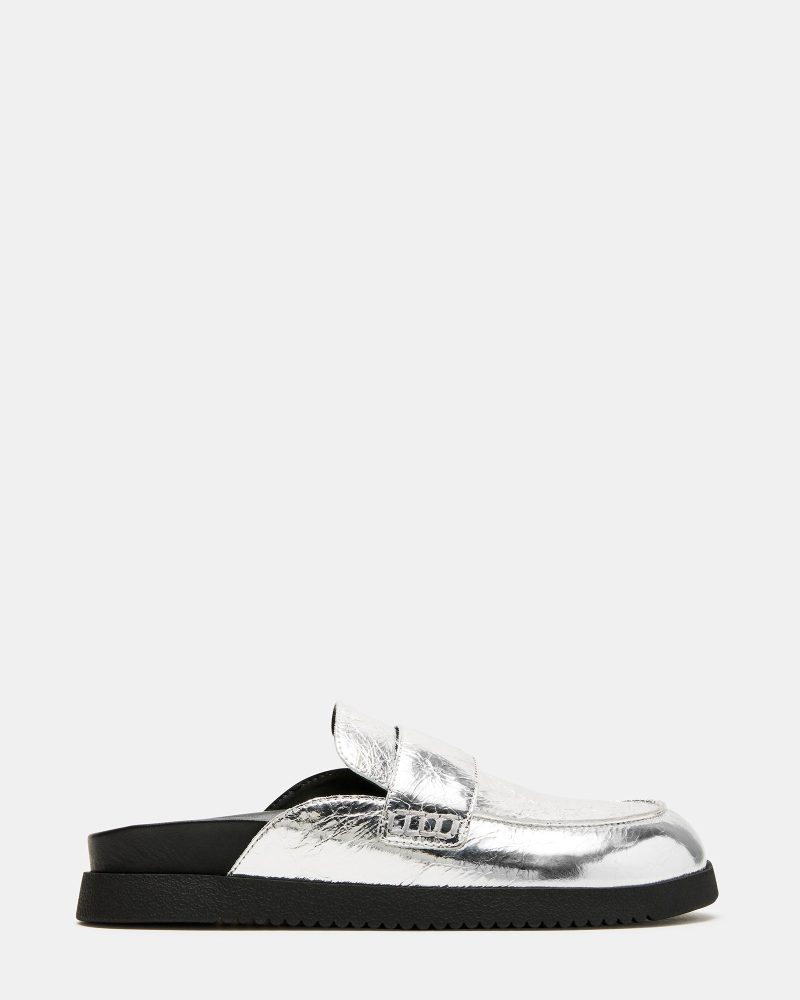 STEVEMADDEN SHOES SKIPPER SILVER METALLIC