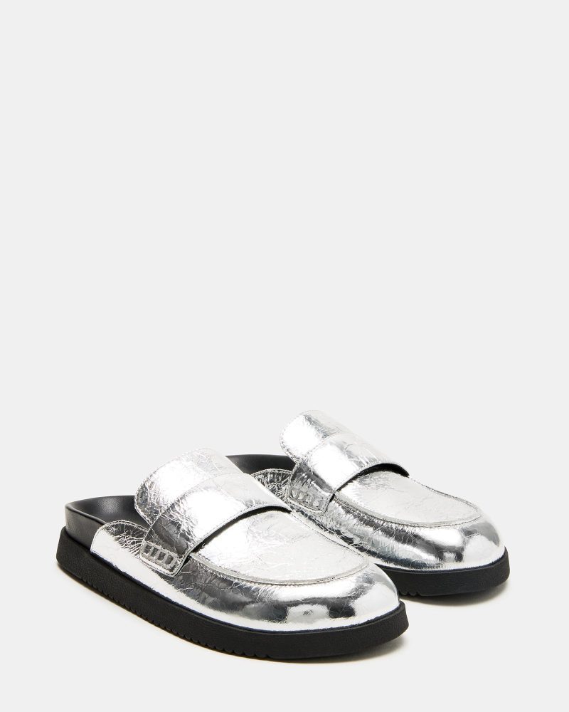 STEVEMADDEN SHOES SKIPPER SILVER METALLIC 01