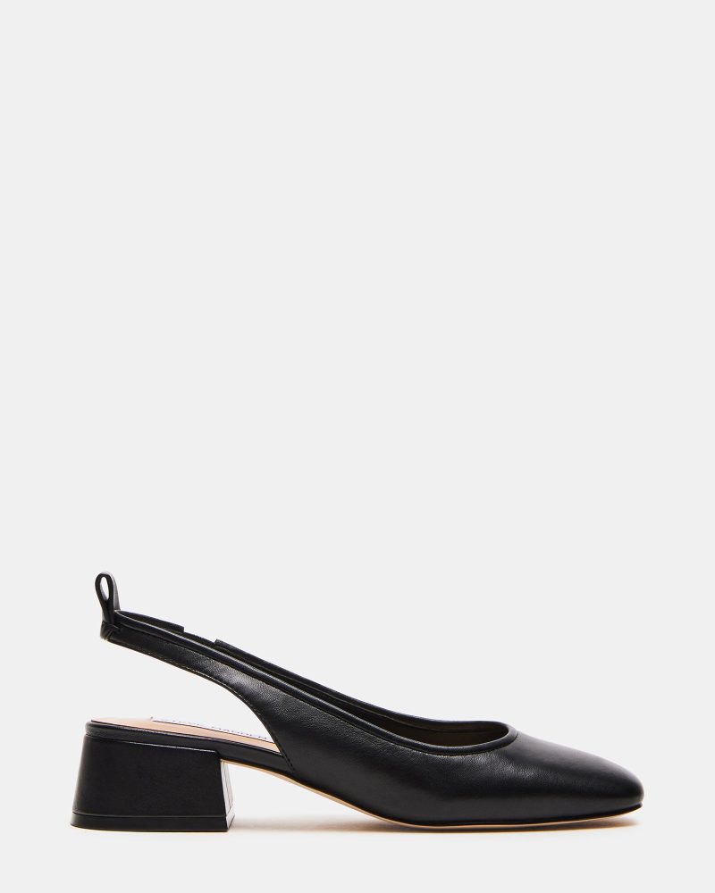 STEVEMADDEN SHOES SMITTEN BLACK LEATHER