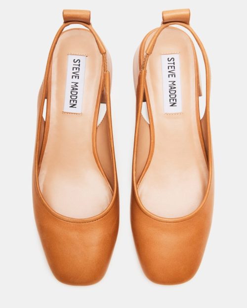 STEVEMADDEN SHOES SMITTEN TAN LEATHER 03