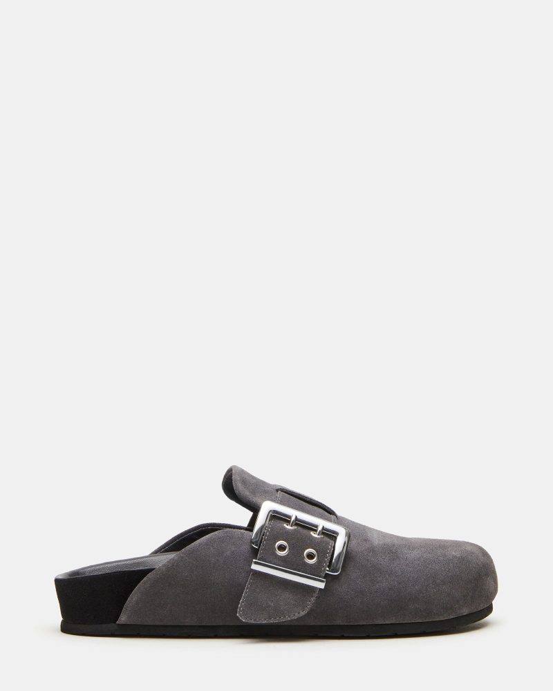 STEVEMADDEN SHOES SPICE DARKGREY SUEDE