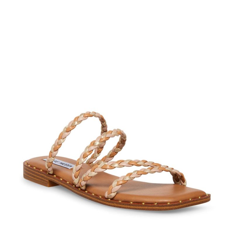 STEVEMADDEN SHOES STARIE L NATURAL MULTI