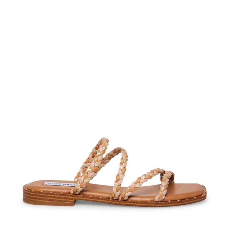 STEVEMADDEN SHOES STARIE L NATURAL MULTI SIDE