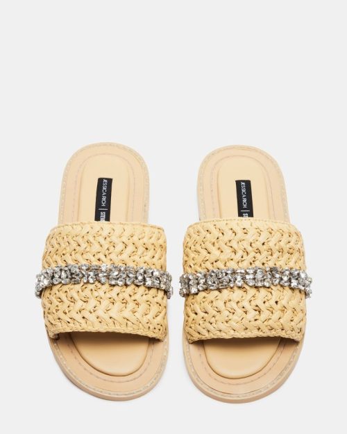 STEVEMADDEN SHOES STARLIGHT NATURAL RAFFIA 04