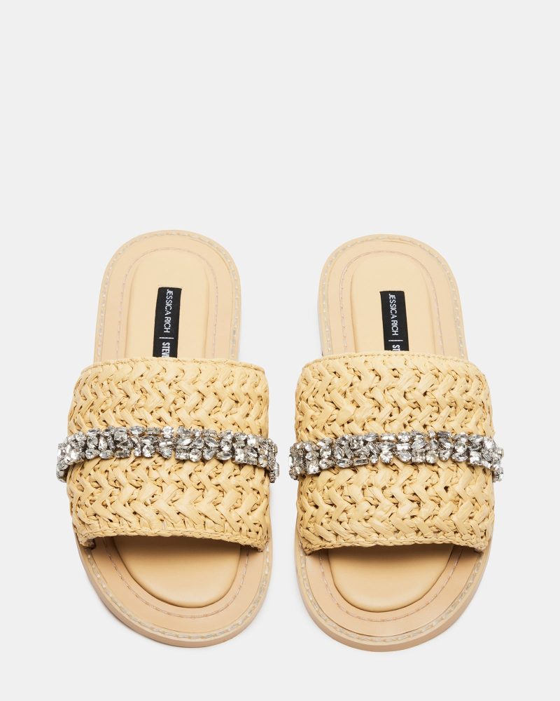 STEVEMADDEN SHOES STARLIGHT NATURAL RAFFIA 04