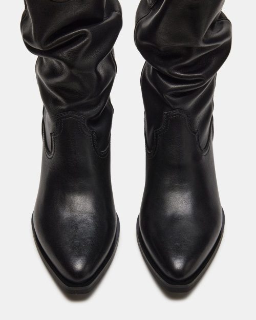 STEVEMADDEN SHOES TAOS BLACK LEATHER 04