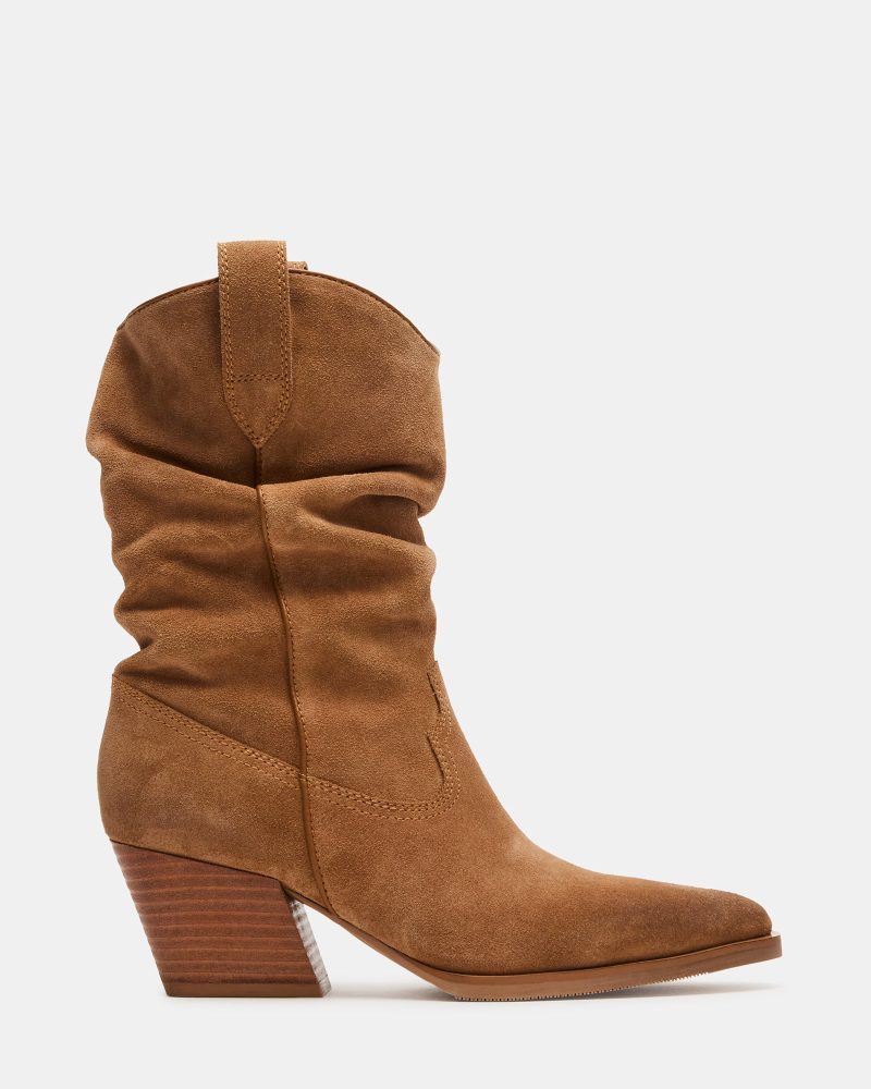 STEVEMADDEN SHOES TAOS TAN SUEDE 01