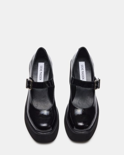 STEVEMADDEN SHOES TRISH BLACK PATENT 04