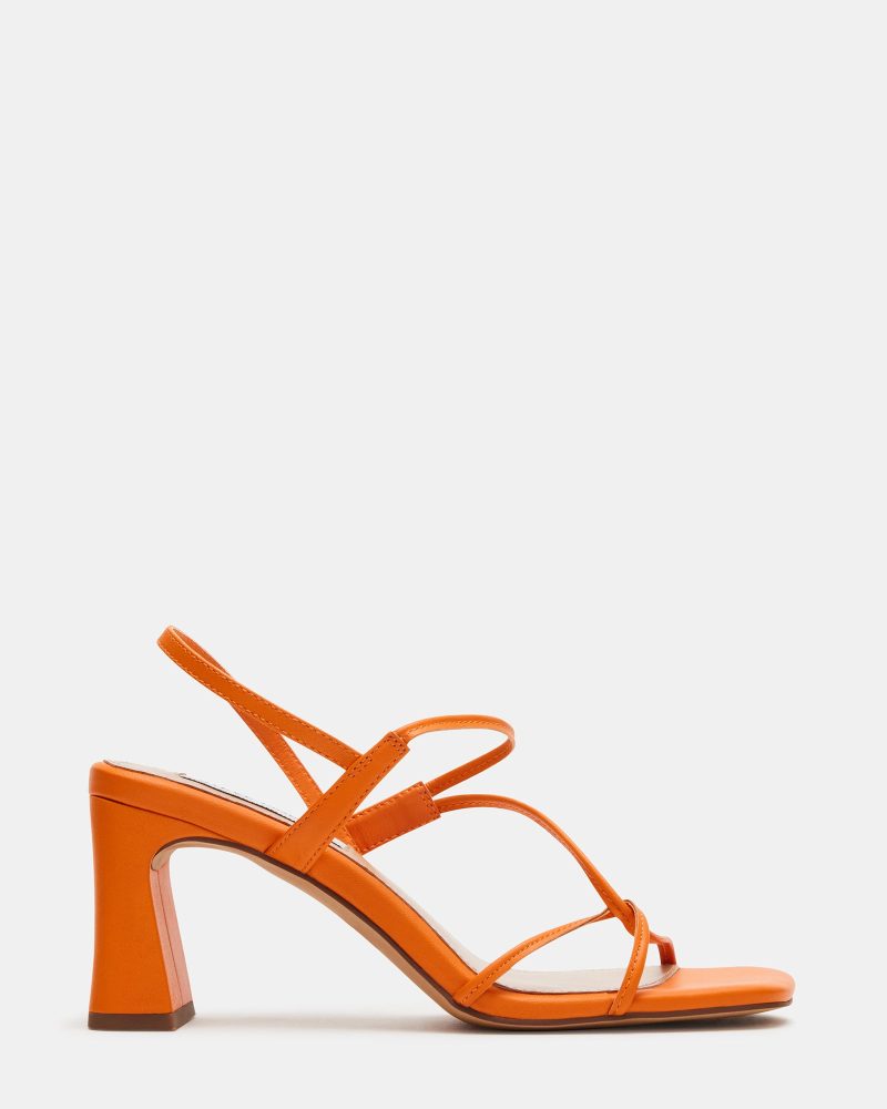 STEVEMADDEN SHOES VALORA ORANGE LEATHER 01