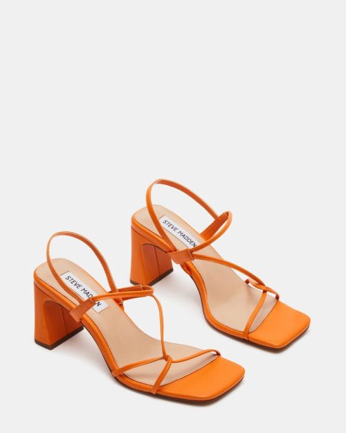 STEVEMADDEN SHOES VALORA ORANGE LEATHER 02