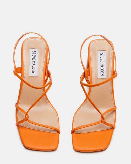 STEVEMADDEN SHOES VALORA ORANGE LEATHER 04