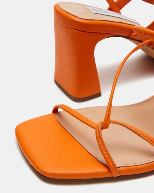 STEVEMADDEN SHOES VALORA ORANGE LEATHER 05